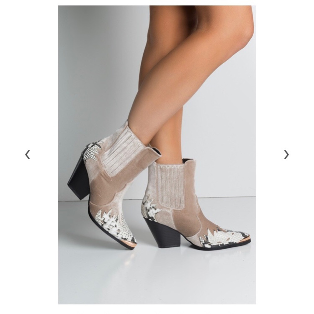 Cape Robbin Velvet Cowboy Booties 🤠